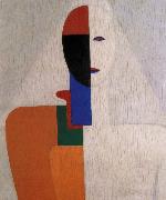 Kasimir Malevich Half-length of Female painting